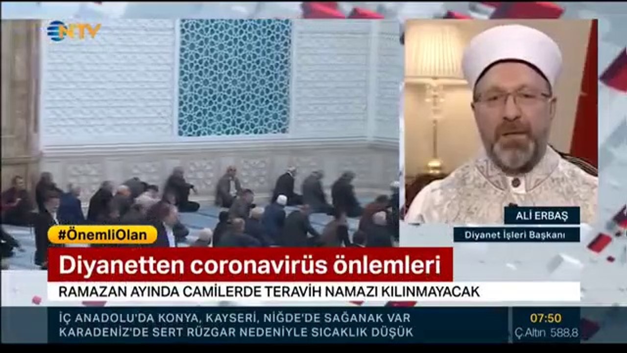 Ramazan'da camiler açık olacak mı? Diyanetten teravih açıklaması!