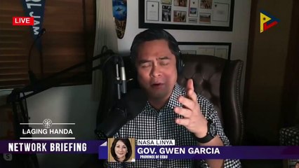 Ang mensahe ni Cebu Gov. Gwen Garcia sa kanyang mga kababayan