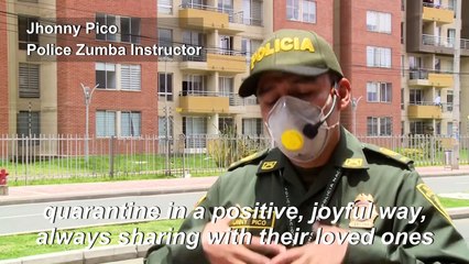 Colombian cops use Zumba to arrest virus blues
