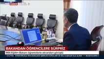 Ziya Selçuk, EBA canlı sınıfta öğrencilerle buluştu