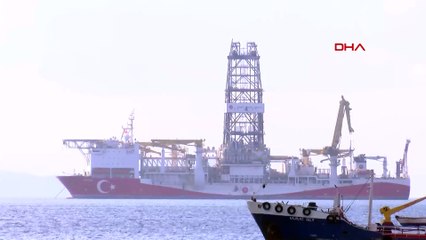 Yerli sondaj gemisi Fatih İstanbul'da