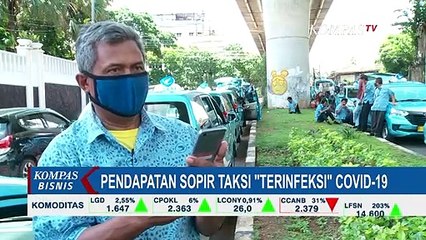 Tak Hanya Ojol, Sopir Taksi Juga Keluhkan Pendapatan Turun Drastis Selama Covid-19