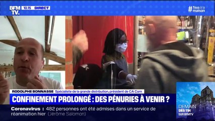 Rodolphe Bonnasse, spécialiste de la grande distribution: "Les trous dans les rayons, c'est uniquement un problème logistqiue"