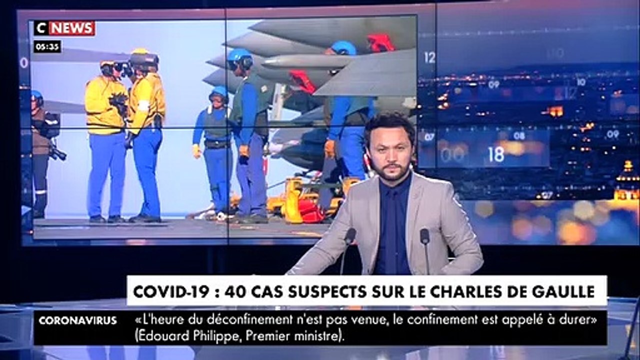Coronavirus - Une 40aine de marins du porte-avions Charles de Gaulle porteurs de "symptômes compatibles" placés en "observation médicale renforcée"