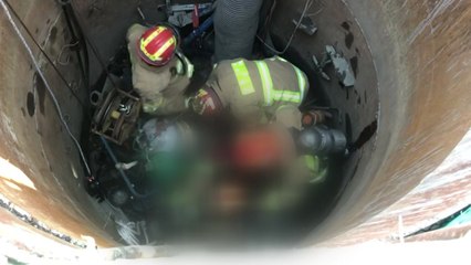 부산서 하수도 맨홍 작업하던 3명 유독가스 질식 사망 / YTN