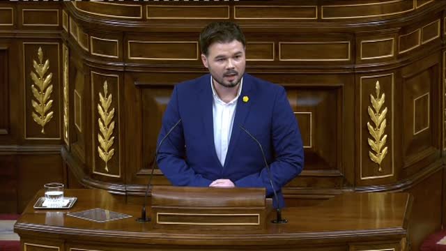 Rufián: No habrá Pactos de La Moncloa, si no hay pactos de Ajuria Enea o en el Palacio de la Generalitat