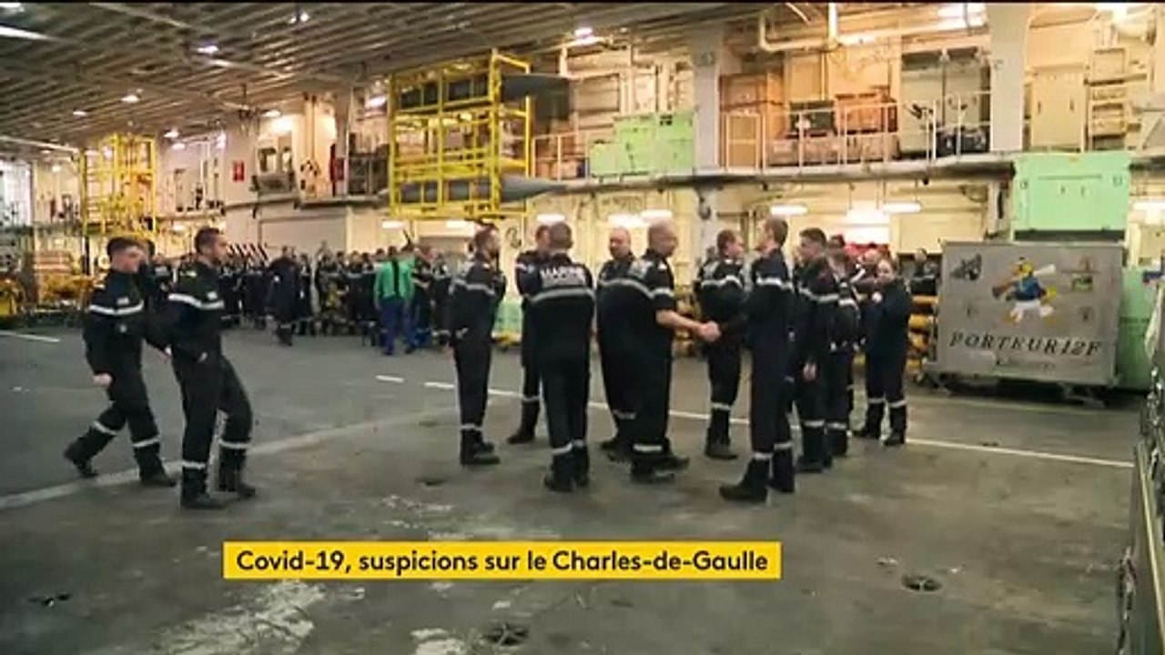 Coronavirus : des cas suspects sur le Charles de Gaulle