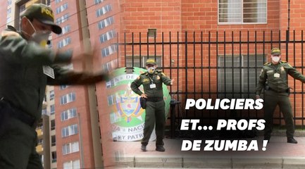 En Colombie, la police donne des cours de Zumba pour remonter le moral des confinés