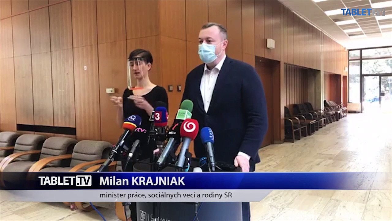 ZÁZNAM: Brífing ministra práce Milana Krajniaka