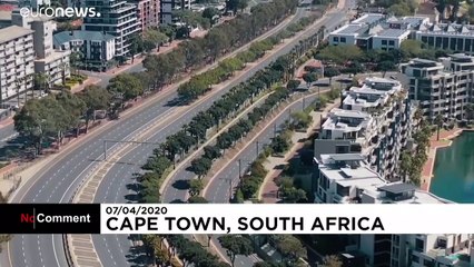 Κέιπ Τάουν: Η άδεια πόλη σε βίντεο από drone
