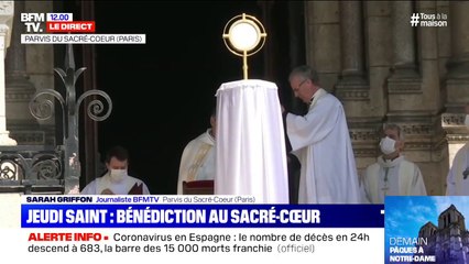 Jeudi Saint : l'archevêque de Paris bénit la ville au Sacré-Coeur