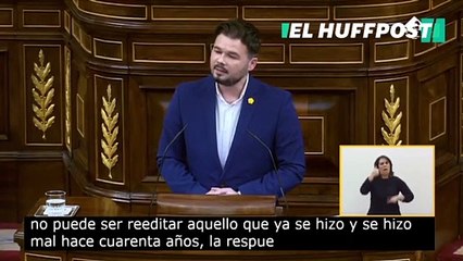 Gabriel Rufián: "Esta pandemia no es una guerra. El COVID-19 es el nombre de un virus"