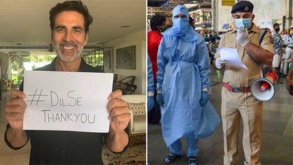 Akshay Kumar Says 'Dil Se Thank You' To Doctors, Police And Essential Workers