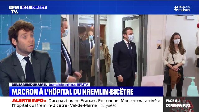 Pourquoi Emmanuel Macron est en visite à l'hôpital du Kremlin-Bicêtre ?