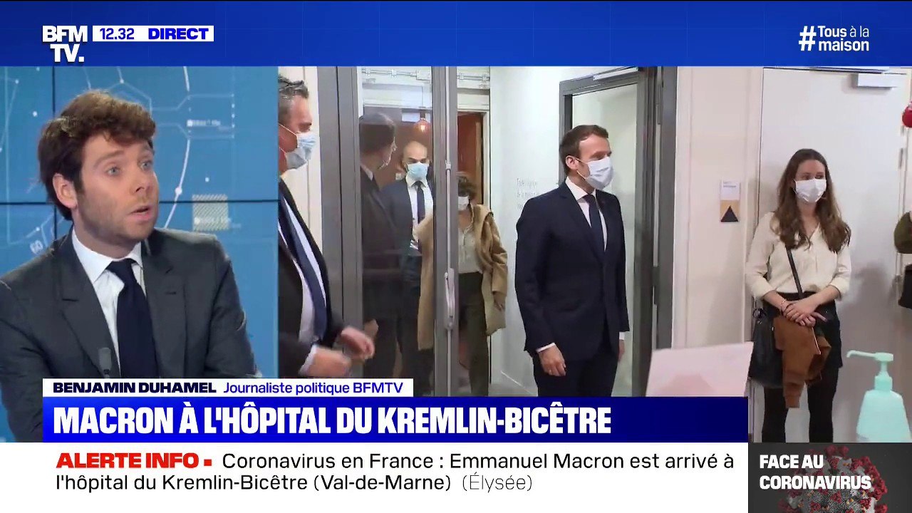 Pourquoi Emmanuel Macron est en visite à l'hôpital du Kremlin-Bicêtre ?