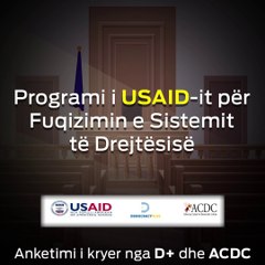 Përmbledhje e konferencës "Rezultatet e anketës me përdoruesit e shërbimeve të gjykatave"