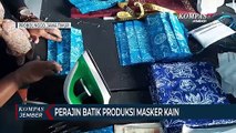 Perajin Batik Beralih Produksi Masker Kain