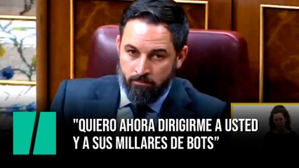 "Quiero ahora dirigirme a usted y a los millares de bots que trabajan para usted"