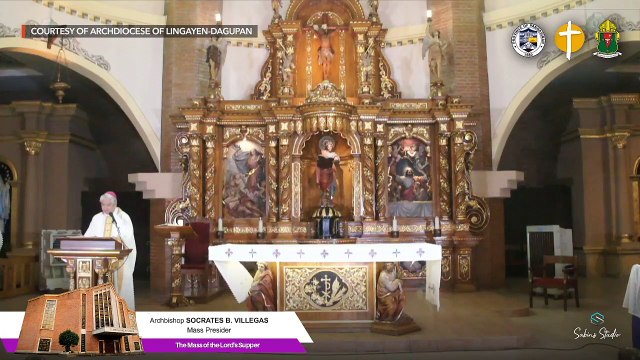 Archbishop Soc Villegas delivers homily for Maundy Thursday 2020