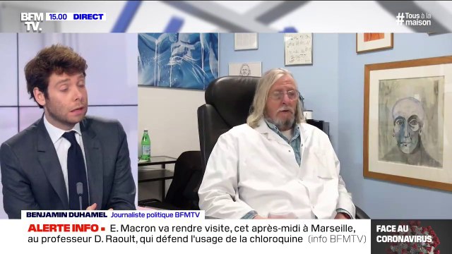 Emmanuel Macron se rend à l'IHU de Marseille pour rencontrer Didier Raoult