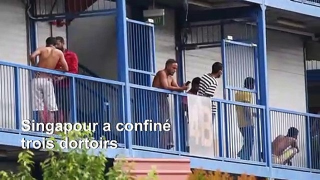 Coronavirus: à Singapour, les travailleurs migrants ont peur dans leurs dortoirs