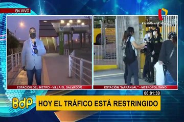 Jueves Santo: estos son los horarios del transporte formal para hoy