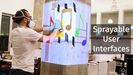 Présentation des "Sparayable User Interfaces" du MIT