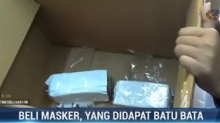 Beli Masker via Online, Warga Ini Malah Dikirimi Batu Bata