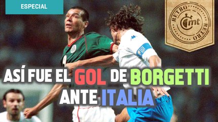 Los 15 toques y el 'cabezazo imposible'; así fue el gol de Borgetti ante Italia