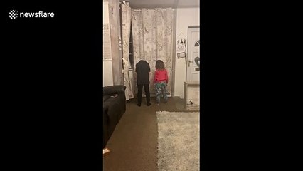 UK man comes up with ingenious way to pass the time with children during self isolation