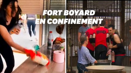 Download Video: En confinement, ils rejouent la scène de la salle du trésor de Fort Boyard