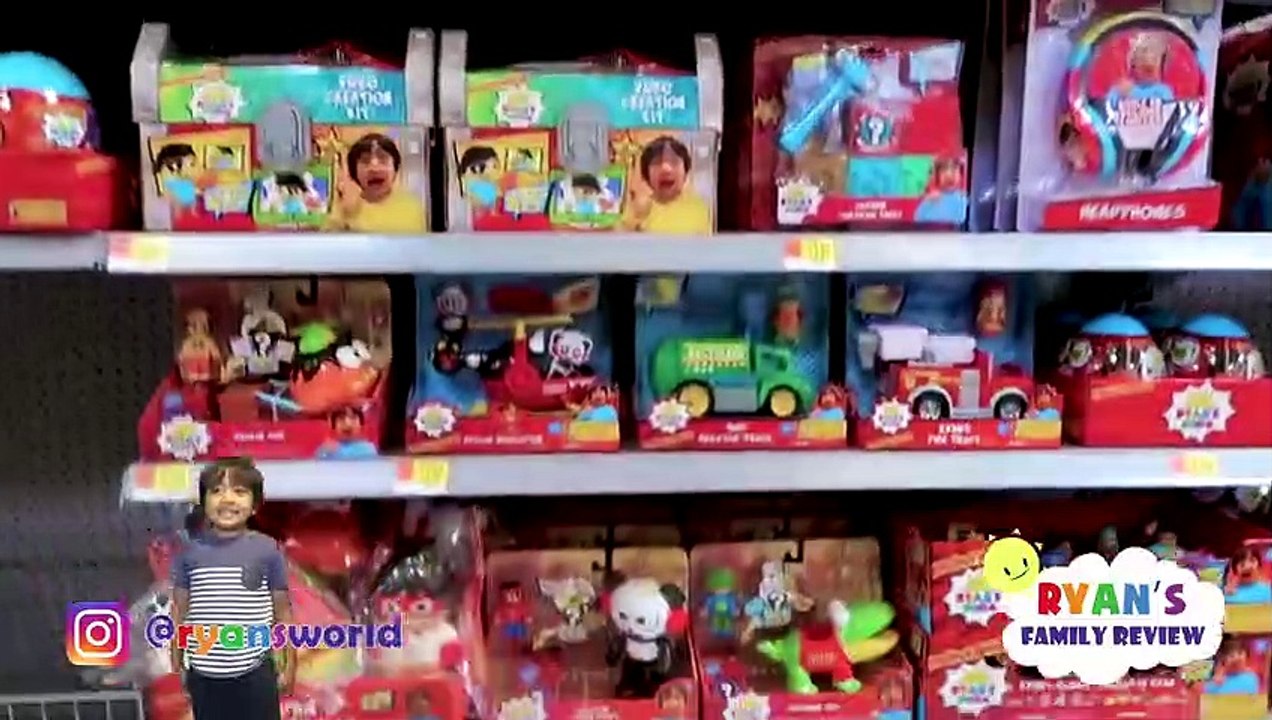 Surprise Ryan with New Ryan's World Toys at Walmart!!!!