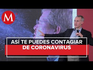 López-Gatell explica cómo se transmite el covid-19