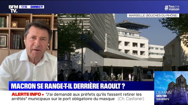 Christian Estrosi (LR): Le président a parfaitement raison de prendre l'avis de prendre l'avis de Didier Raoult