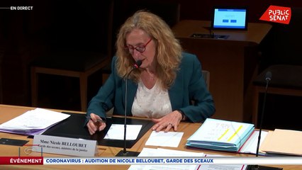 Belloubet: " Pas d'objectif chiffré" de libérations de détenus