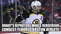 Bruins Center Patrice Bergeron Now Boston’s Longest-Tenured Athlete