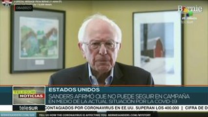 Bernie Sanders se retira de la carrera presidencial en EE.UU.