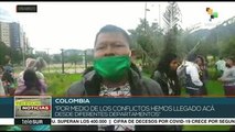 Desplazados por el conflicto armado en Colombia arriban a Bogotá