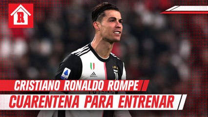 Cristiano Ronaldo rompió cuarentena al entrenar con otras personas