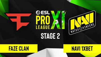 CSGO - FaZe Clan vs. NAVI 1XBET [Mirage] Map 1 - ESL Pro League Season 11 - Stage 2