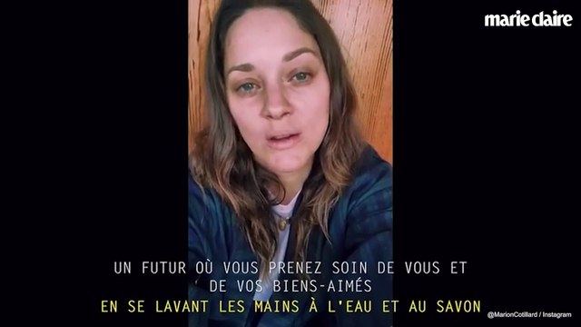 Confinement : Marion Cotillard a un message pour vous