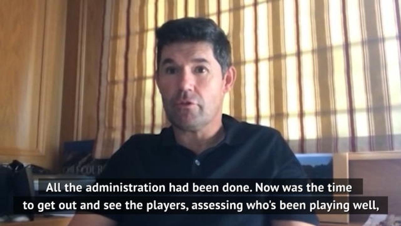 Interview with European Ryder Cup captain Padraig Harrington