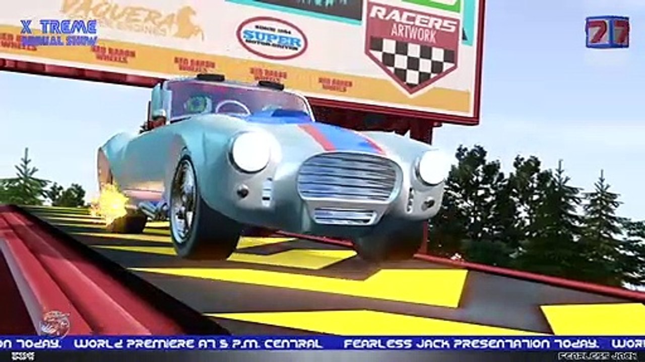 Jack Be Nimble - Speedies Car Cartoons - Videos For Children