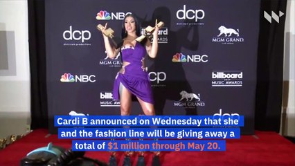 Cardi B Partners With Fashion Nova to Give Away $1,000 Per Hour to Families