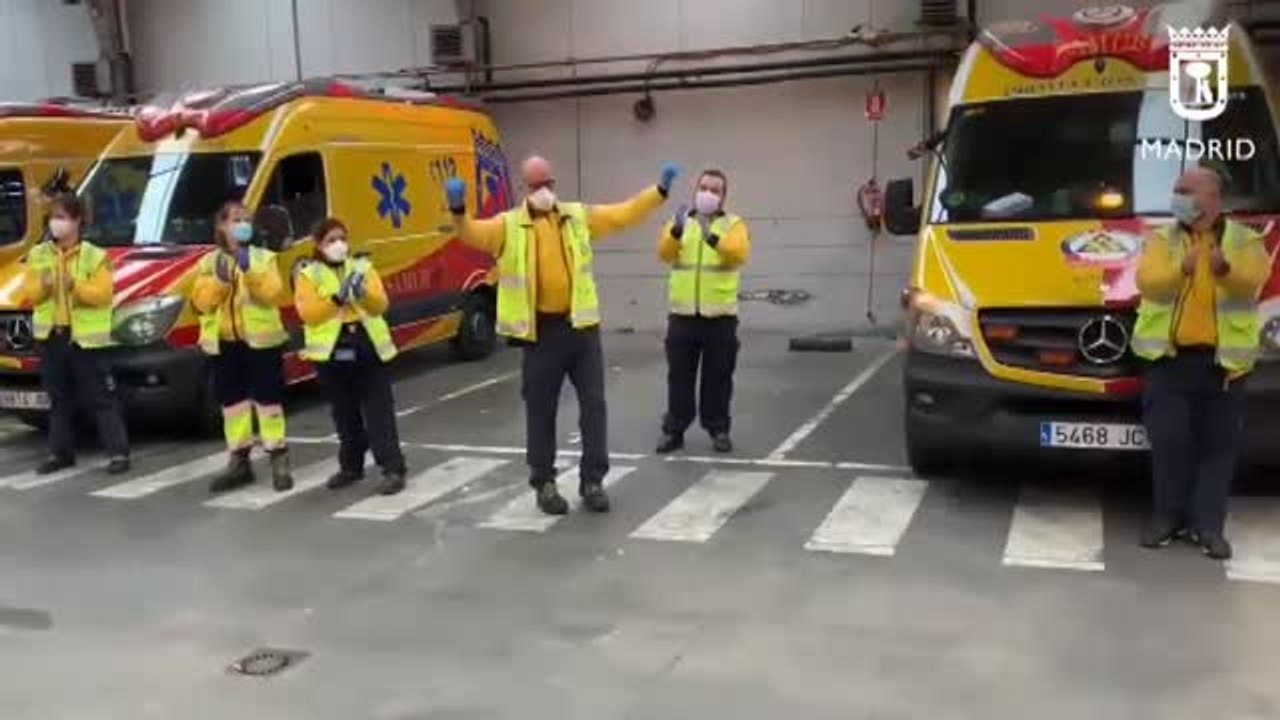 Emocionante homenaje del SAMUR a un compañero que se jubila
