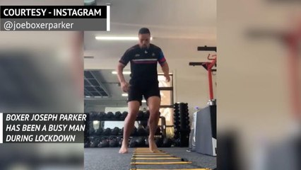 Heavyweight Parker stays busy during lockdown