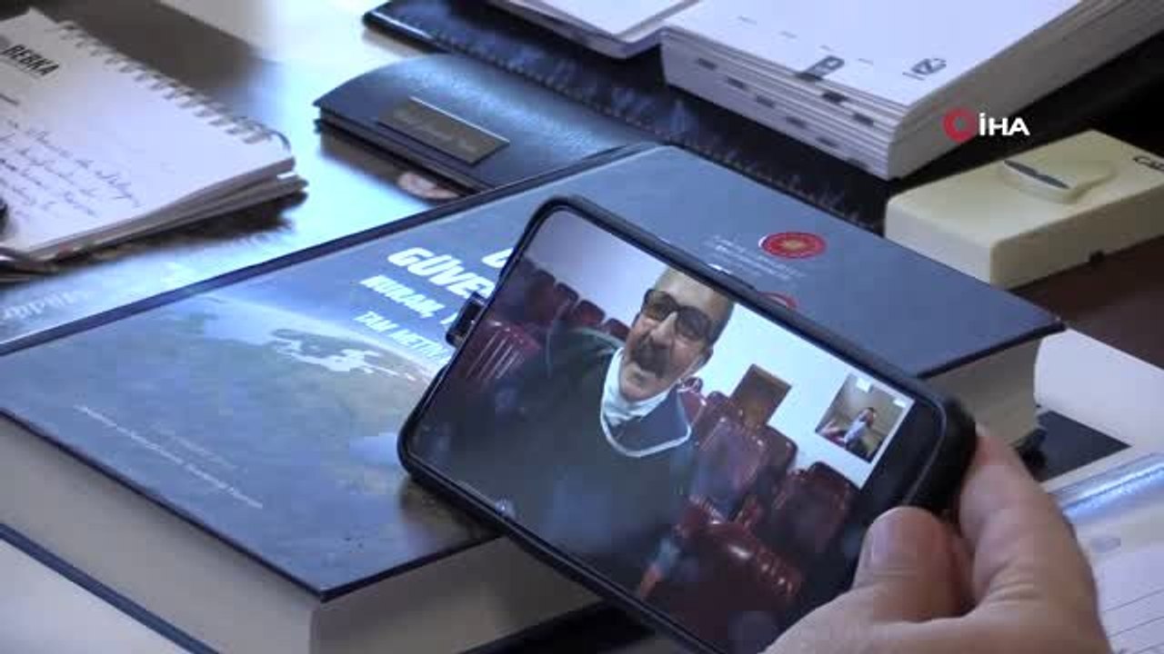 Vali Şentürk'ten huzurevi sakinlerine görüntülü moral telefonu