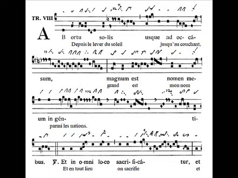 Tractus Ab ortu solis, Cena Domini