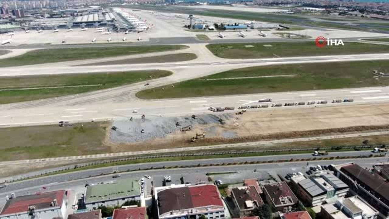 Atatürk Havalimanı'ndaki çalışmalar sürüyor