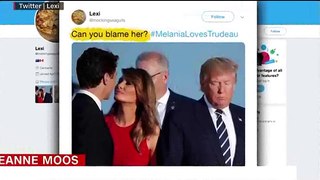 Melania Trump's Moment With Trudeau Goes Viral